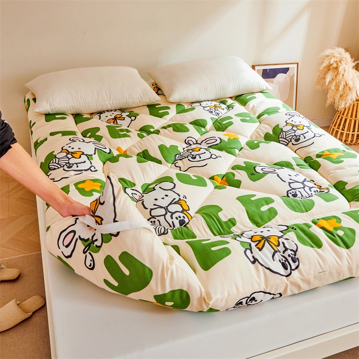 91家纺网 家纺一手货源 找家纺 富威堡家纺 2025新款植物羊绒棉花床垫 米娜兔