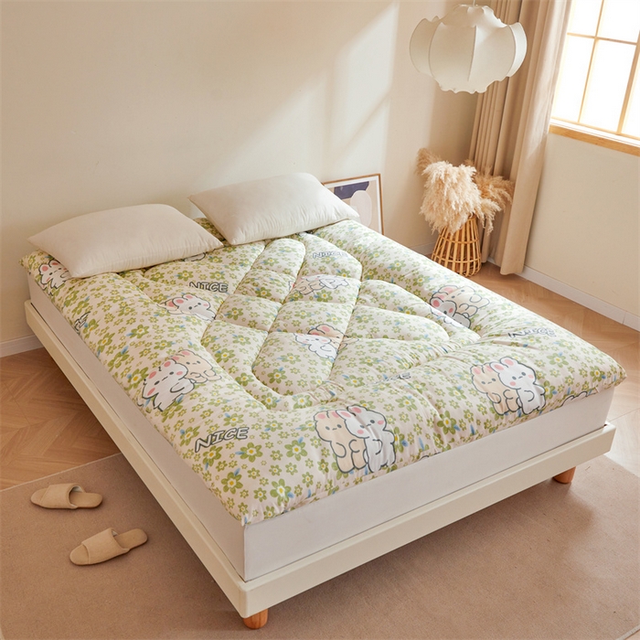 91家纺网 家纺一手货源 找家纺 富威堡家纺 2025新款植物羊绒棉花床垫 快乐巴布