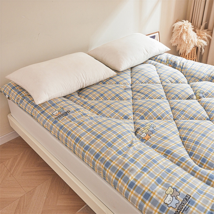 91家纺网 家纺一手货源 找家纺 富威堡家纺 2025新款植物羊绒棉花床垫 好朋友