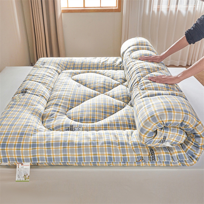 91家纺网 家纺一手货源 找家纺 富威堡家纺 2025新款植物羊绒棉花床垫 好朋友