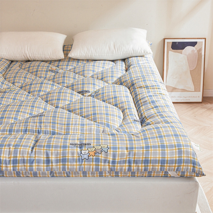 91家纺网 家纺一手货源 找家纺 富威堡家纺 2025新款植物羊绒棉花床垫 好朋友