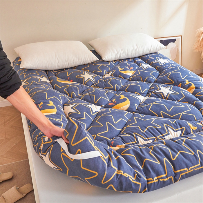 91家纺网 家纺一手货源 找家纺 富威堡家纺 2025新款植物羊绒棉花床垫 海洋童话