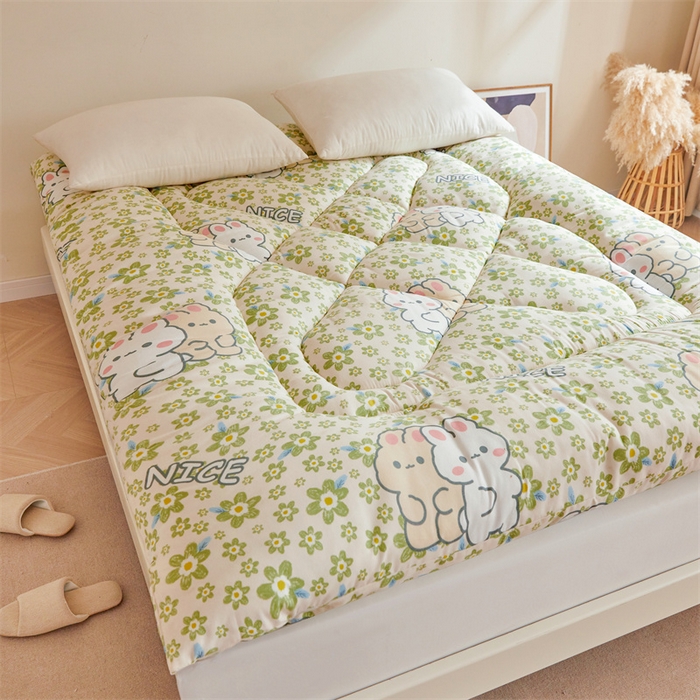 91家纺网 家纺一手货源 找家纺 富威堡家纺 2025新款植物羊绒棉花床垫 快乐巴布