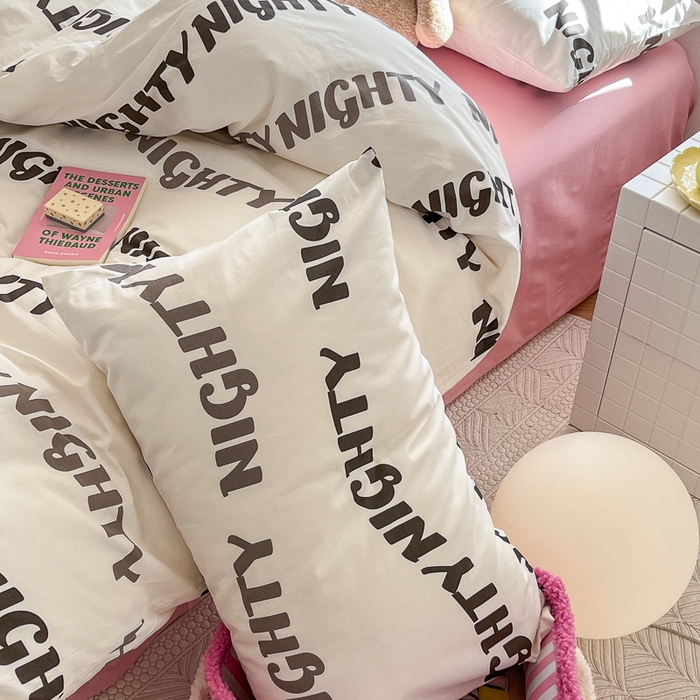 91家纺网 家纺一手货源 找家纺 怡家居 2024新品春款全棉印花四件套第一批花色-卡通类 晚安