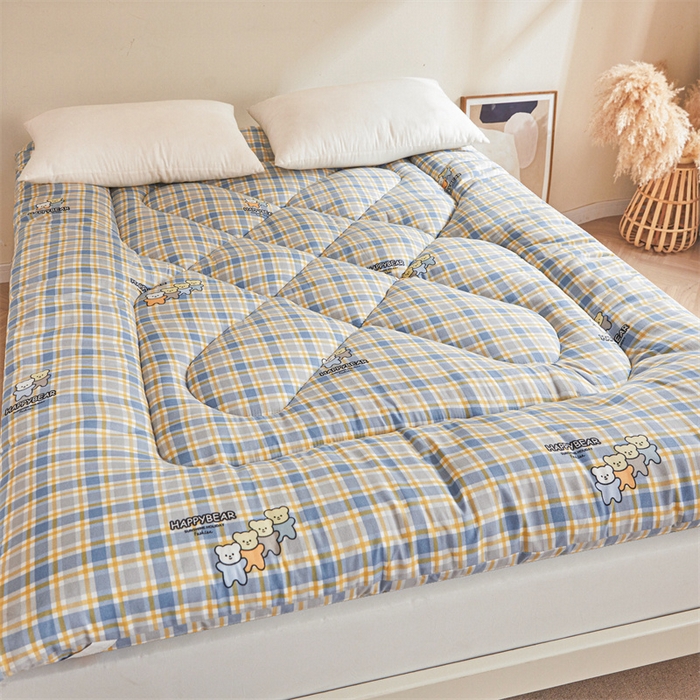 91家纺网 家纺一手货源 找家纺 富威堡家纺 2025新款植物羊绒棉花床垫 好朋友