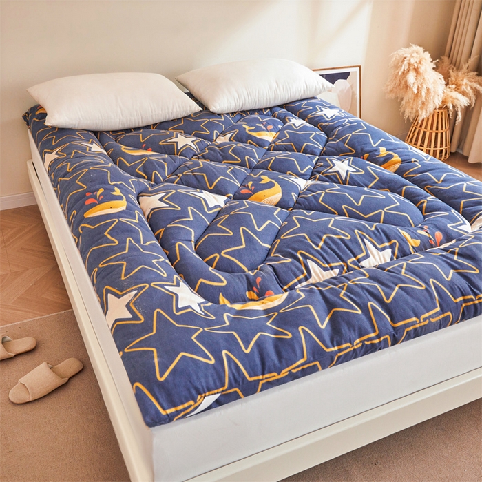 91家纺网 家纺一手货源 找家纺 富威堡家纺 2025新款植物羊绒棉花床垫 海洋童话