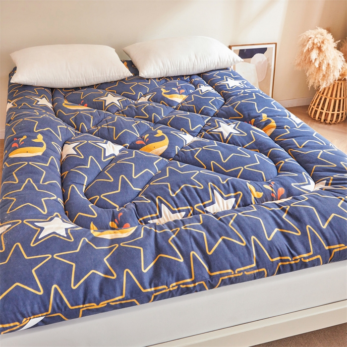 91家纺网 家纺一手货源 找家纺 富威堡家纺 2025新款植物羊绒棉花床垫 海洋童话