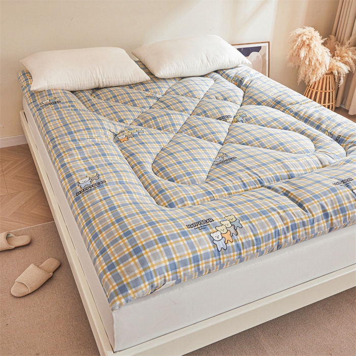 91家纺网 家纺一手货源 找家纺 富威堡家纺 2025新款植物羊绒棉花床垫 好朋友