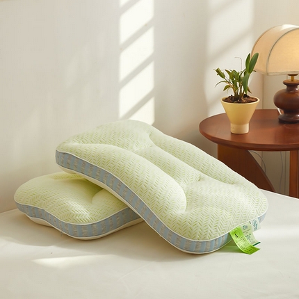 91家纺网 家纺一手货源 找家纺 （总）2024新款有颜好看又好睡 母婴A类 安心舒睡 母婴级A类标准 青春SPA竹炭抑菌安睡枕