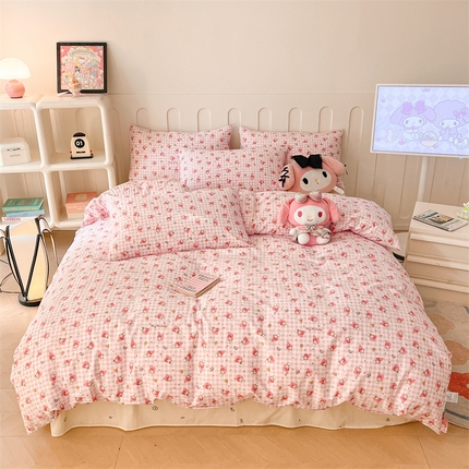 91家纺网 家纺一手货源 找家纺 （总）呗旺鹿 2024新款三丽鸥系列全棉四件套