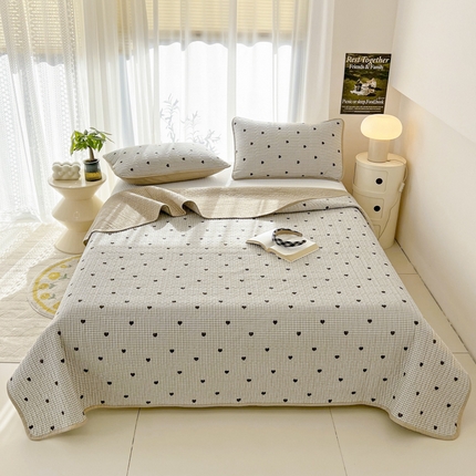 91家纺网 家纺一手货源 找家纺 （总）茉夕家纺 2024新款纯棉斜纹13372双面纯棉床盖