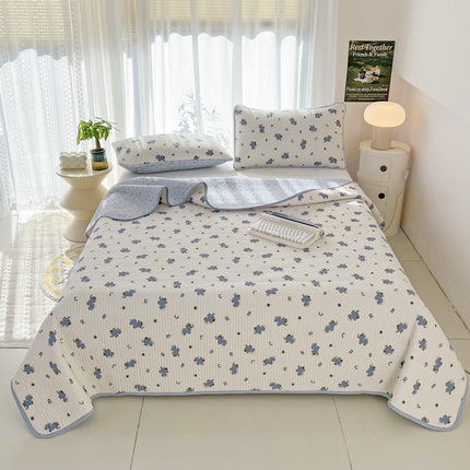 91家纺网 家纺一手货源 找家纺 （总）茉夕家纺 2024新款纯棉斜纹13372双面纯棉床盖