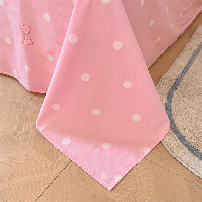 91家纺网 家纺一手货源 找家纺 呗旺鹿 2024新款三丽鸥系列全棉四件套 甜宝美乐蒂