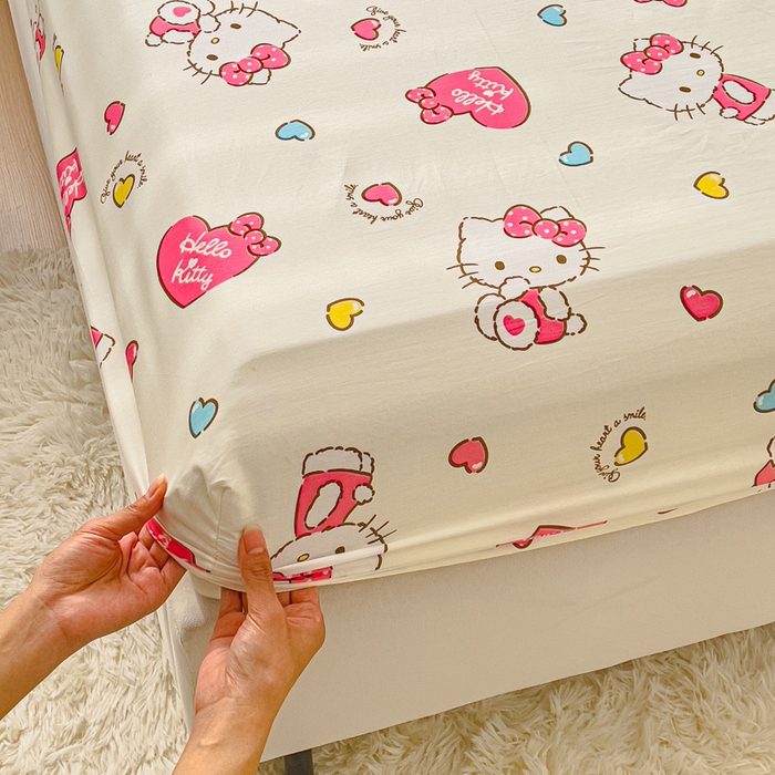 91家纺网 家纺一手货源 找家纺 （总）金丝鸟家纺 2024新款全棉三丽鸥系列床笠