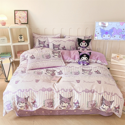 91家纺网 家纺一手货源 找家纺 （总）呗旺鹿 2024新款三丽鸥系列全棉四件套