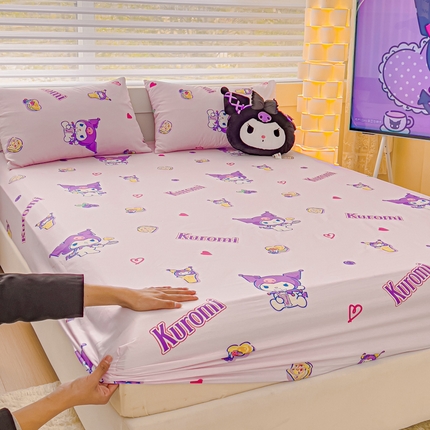 金丝鸟家纺 2024新款全棉三丽鸥系列床笠 荷包蛋