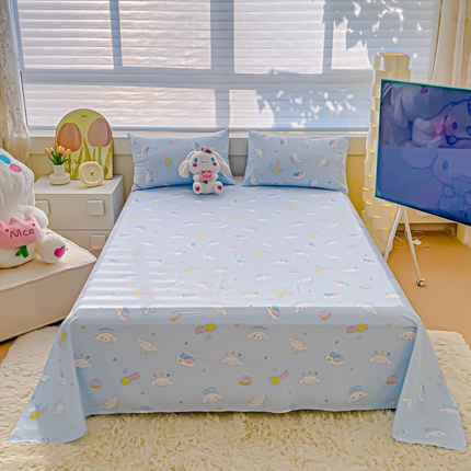 金丝鸟家纺 2024新款全棉三丽鸥系列床单 白云狗