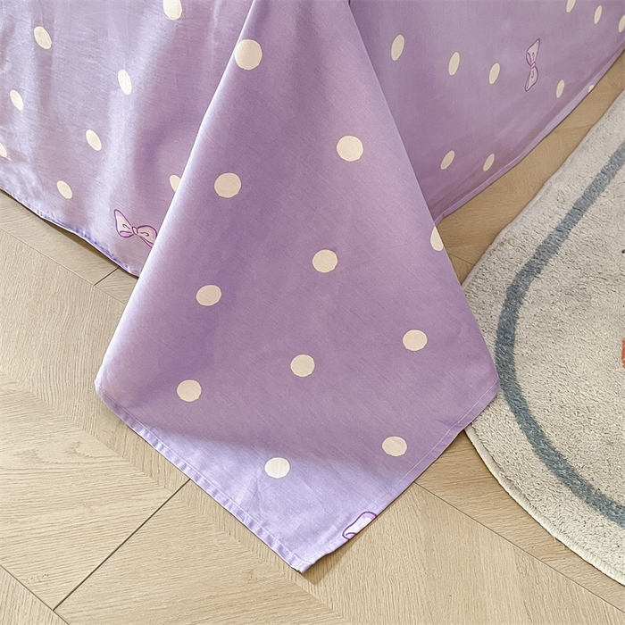 91家纺网 家纺一手货源 找家纺 呗旺鹿 2024新款三丽鸥系列全棉四件套 库洛米之星