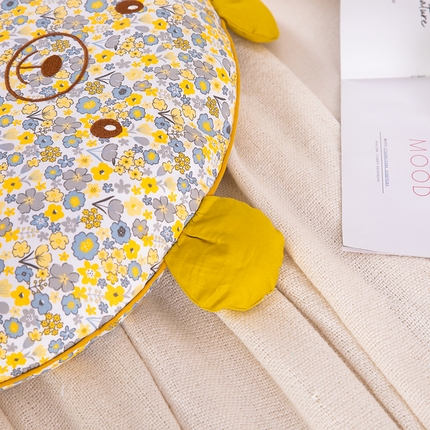 枕之坊 2025新款可爱熊荞麦枕头枕芯 黄色小熊30*55一只