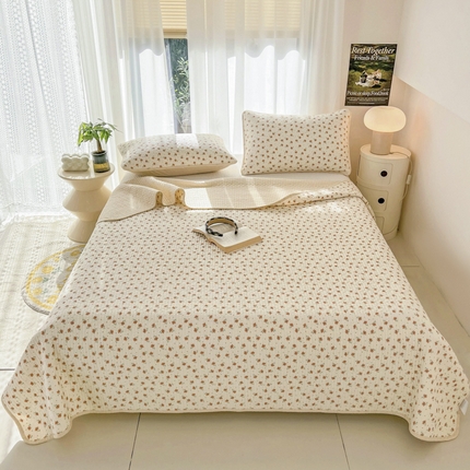 91家纺网 家纺一手货源 找家纺 （总）茉夕家纺 2024新款纯棉斜纹13372双面纯棉床盖