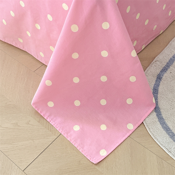 91家纺网 家纺一手货源 找家纺 呗旺鹿 2024新款三丽鸥系列全棉四件套 爱心造型屋