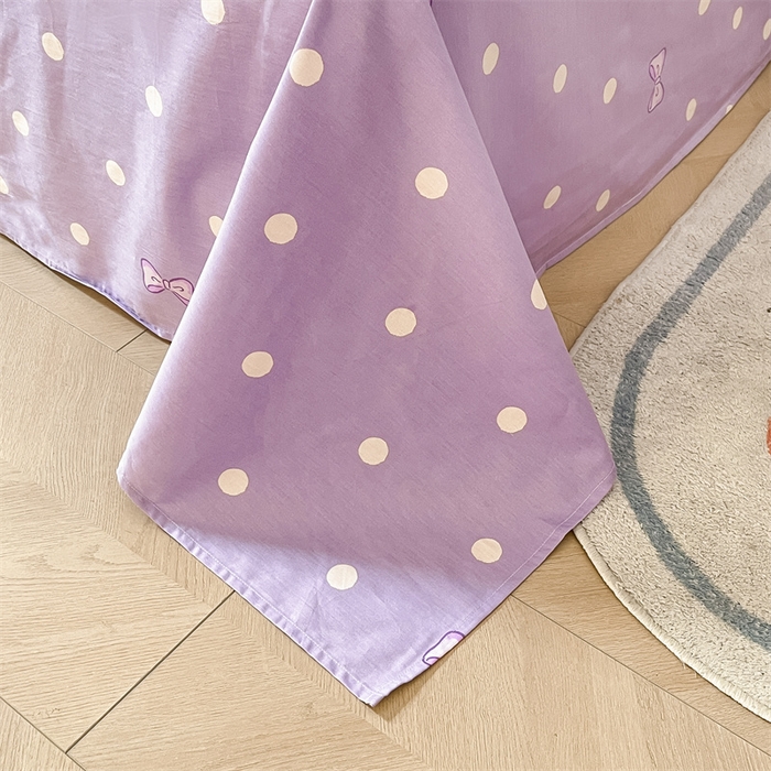 91家纺网 家纺一手货源 找家纺 呗旺鹿 2024新款三丽鸥系列全棉四件套 软萌库洛米