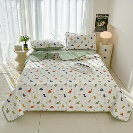 91家纺网 家纺一手货源 找家纺 （总）茉夕家纺 2024新款纯棉斜纹13372双面纯棉床盖