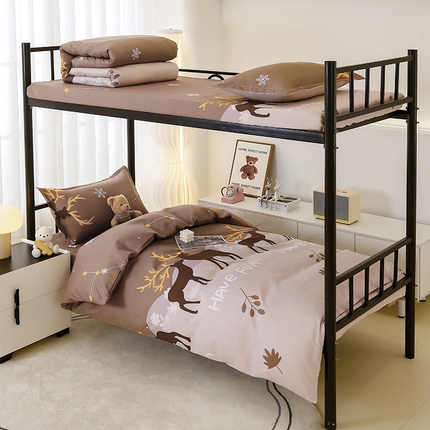 91家纺网 家纺一手货源 找家纺 （总）佑泽 2025新款高克重植物羊绒上下铺三件套