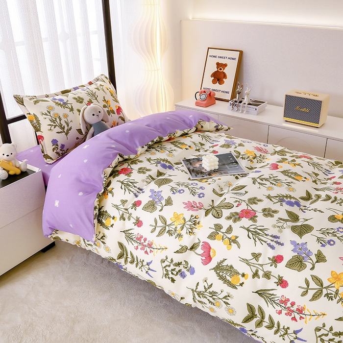 91家纺网 家纺一手货源 找家纺 佑泽 2025新款高克重植物羊绒上下铺三件套 绝代芳华