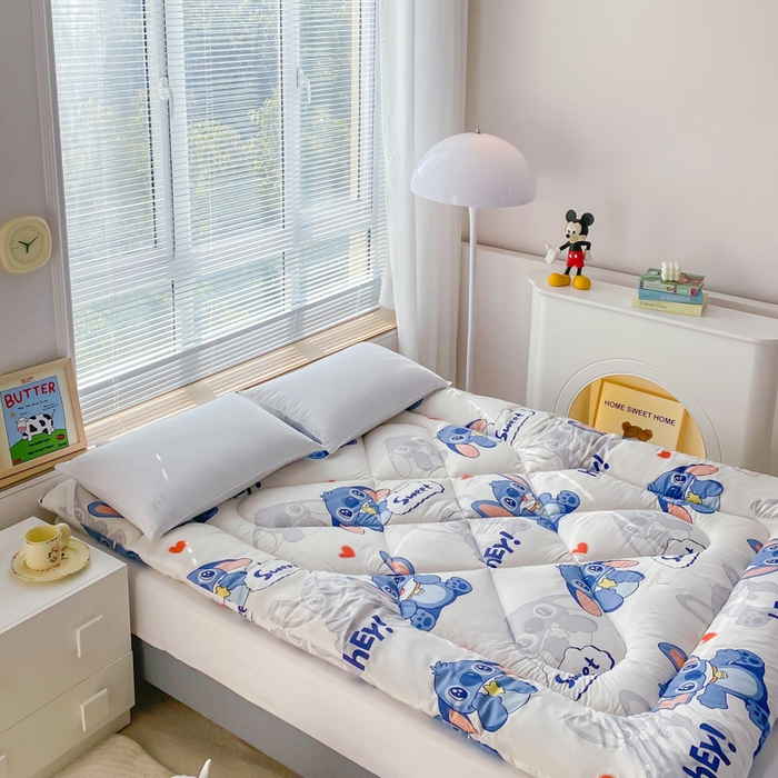 91家纺网 家纺一手货源 找家纺 缦卡琳家纺 2024新款活性生态棉大豆床垫 国际宝贝