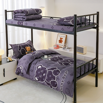 91家纺网 家纺一手货源 找家纺 （总）佑泽 2025新款高克重植物羊绒上下铺三件套