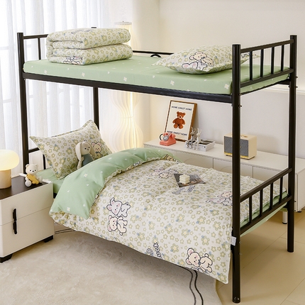 91家纺网 家纺一手货源 找家纺 （总）佑泽 2025新款高克重植物羊绒上下铺三件套