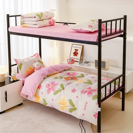 91家纺网 家纺一手货源 找家纺 （总）佑泽 2025新款高克重植物羊绒上下铺三件套