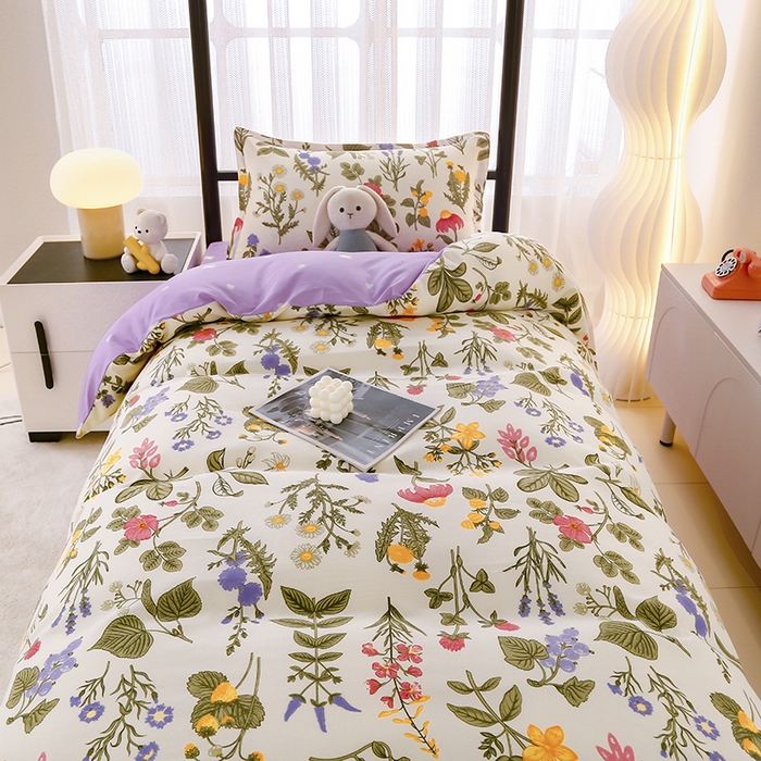 91家纺网 家纺一手货源 找家纺 佑泽 2025新款高克重植物羊绒上下铺三件套 绝代芳华