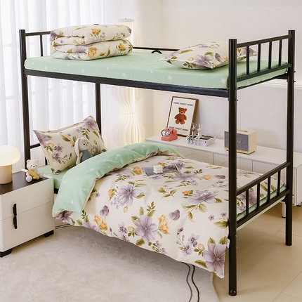 91家纺网 家纺一手货源 找家纺 （总）佑泽 2025新款高克重植物羊绒上下铺三件套