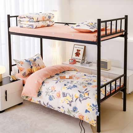 91家纺网 家纺一手货源 找家纺 （总）佑泽 2025新款高克重植物羊绒上下铺三件套