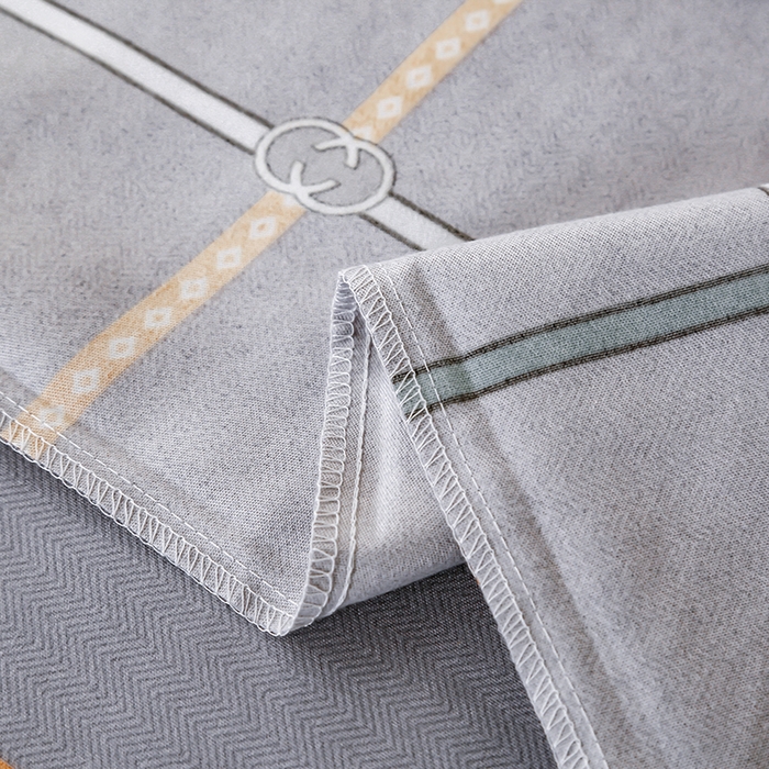 91家纺网 家纺一手货源 找家纺 佑泽 2025新款高克重植物羊绒上下铺三件套 奥利奥-灰