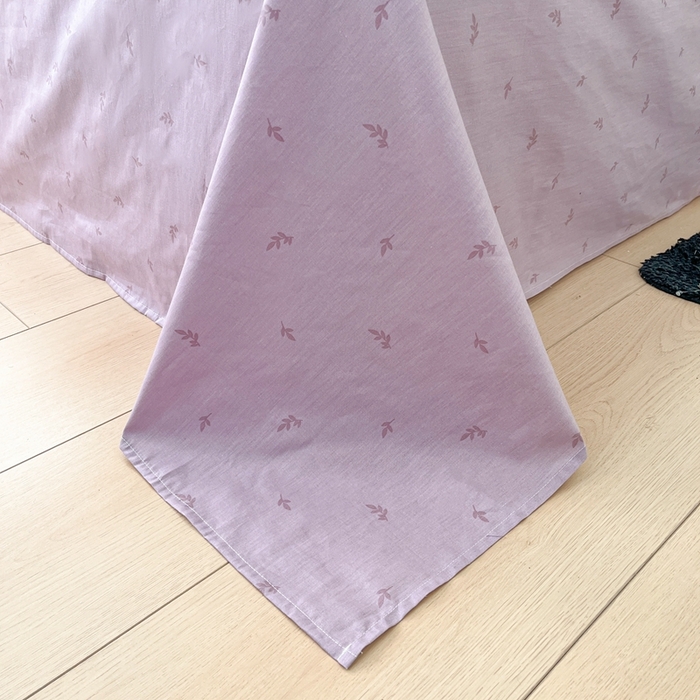 91家纺网 家纺一手货源 找家纺 呗旺鹿 2024田园小碎花ins风小红书全棉印花小清新四件套 露华浓