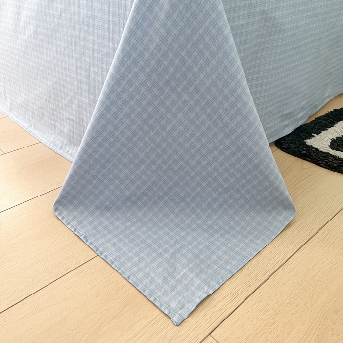 91家纺网 家纺一手货源 找家纺 呗旺鹿 2024新款田园小碎花ins风小红书全棉印花小清新四件套 仙草