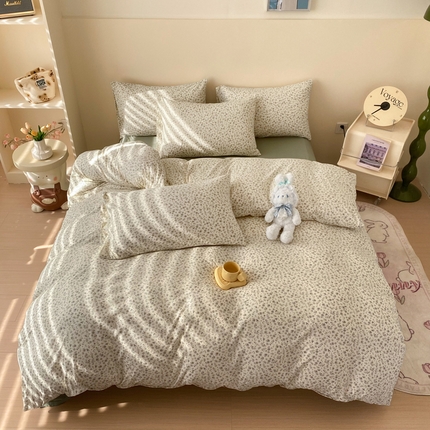 91家纺网 家纺一手货源 找家纺 （总）爱思佳 2024新款全棉针织棉四件套