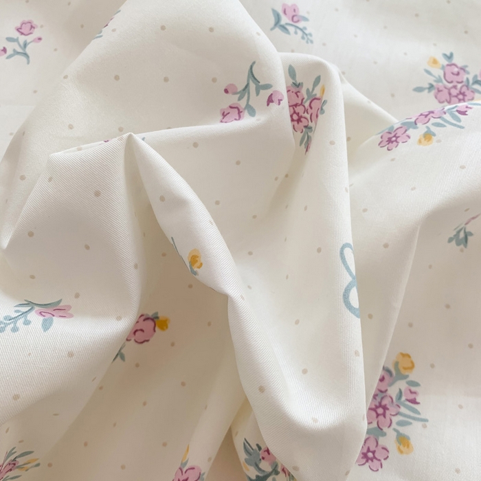 91家纺网 家纺一手货源 找家纺 澳萝拉 2024新款全棉40支13070碎花系列四件套 紫汀兰