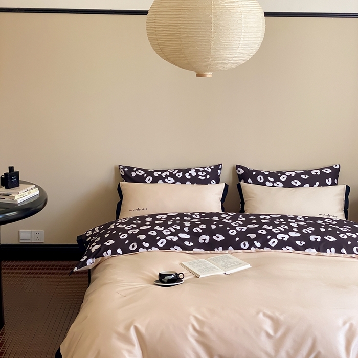 91家纺网 家纺一手货源 找家纺 （总）赫帛 2024新款50s缎纹数码印花长绒棉刺绣四件套-龙须面（风格二）