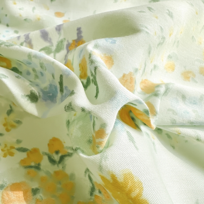 91家纺网 家纺一手货源 找家纺 简宜家居 2025新款40支13070全棉斜纹繁花系列四件套 浪漫之约