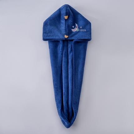 91家纺网 家纺一手货源 找家纺 （总）珊瑚绒干发帽简约时尚加厚吸水女士干发巾洗头速干浴帽