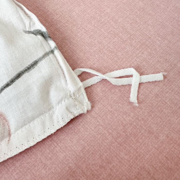 91家纺网 家纺一手货源 找家纺 简宜家居 2025新款40支13070全棉斜纹繁花系列四件套 爱莲