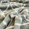 91家纺网 家纺一手货源 找家纺 喜乐贝 2024新款双层拉舍尔毛毯云毯印花学生单人毛毯被子盖毯子  灰菱格