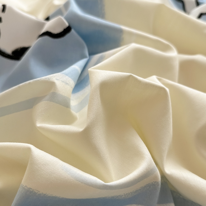 91家纺网 家纺一手货源 找家纺 简宜家居 2025新款40支13070全棉斜纹卡通系列四件套（系列二） 萌萌狗