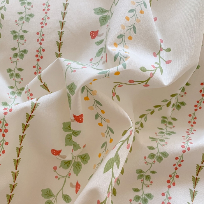 91家纺网 家纺一手货源 找家纺 澳萝拉 2024新款全棉40支13070碎花系列四件套 甜心藤