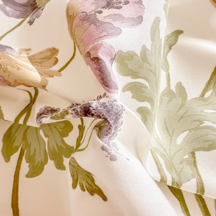 91家纺网 家纺一手货源 找家纺 简宜家居 2025新款40支13070全棉斜纹繁花系列四件套 暖阳