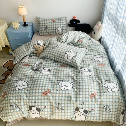 91家纺网 家纺一手货源 找家纺 （总）昔可家纺 2023新款12月卡通全棉四件套